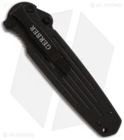 Gerber Covert Spring Assisted Knife Drop Point (3.75" Black Serr) 22-41966 5 Gerber Covert Spring Assisted Knife Drop Point (3.75" Black Serr) 22-41966 -Gerber gerber 22 01966 covert fast serr back