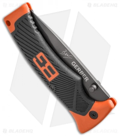 Gerber Bear Grylls Liner Lock Knife + Sheath (3.6" Gray Serr) 31-000752 4 Gerber Bear Grylls Liner Lock Knife + Sheath (3.6" Gray Serr) 31-000752 - Image 2