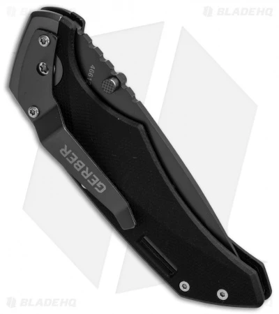 Gerber Contrast AO Spring Assisted Opening Knife (2.88" Black Plain) 4 Gerber Contrast AO Spring Assisted Opening Knife (2.88" Black Plain) - Image 2