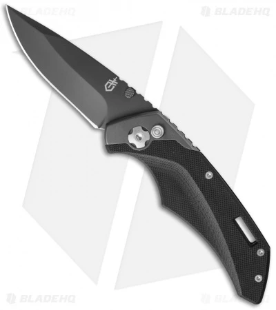 Gerber Contrast AO Spring Assisted Opening Knife (2.88" Black Plain) 3 Gerber Contrast AO Spring Assisted Opening Knife (2.88" Black Plain)
