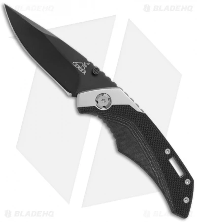 Gerber Contrast Frame Lock Knife G-10/Stainless Steel (3" Black) 0258 3 Gerber Contrast Frame Lock Knife G-10/Stainless Steel (3" Black) 0258