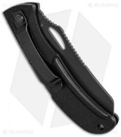 Gerber E-Z Out DPSF Lockback Knife (3.5" Black Serr) 22-01648G 5 Gerber E-Z Out DPSF Lockback Knife (3.5" Black Serr) 22-01648G -Gerber gerber easy out 22 01648gn side cm