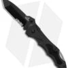 Gerber Kiowa Folding Tactical Knife Tanto (3" Black Serr) 1 Gerber Kiowa Folding Tactical Knife Tanto (3" Black Serr) -Gerber gerber kiowa black serr folding 22 41405