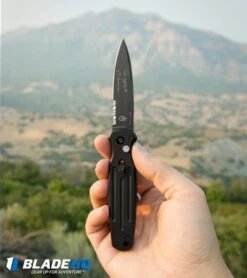 Gerber Mini Covert Automatic Knife Black (2.8" Black Serr) 30-000244 7 Gerber Mini Covert Automatic Knife Black (2.8" Black Serr) 30-000244 -Gerber gerber mini covert blk 30 000244 BHQ 8261 dl