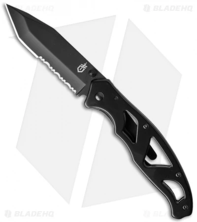 Gerber Paraframe II Tanto Frame Lock Knife (3.5" Black Serr) 3 Gerber Paraframe II Tanto Frame Lock Knife (3.5" Black Serr)