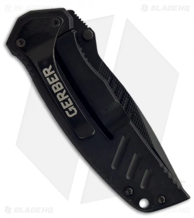 Gerber Swagger Frame Lock Knife (3.25" Black Serr) 4 Gerber Swagger Frame Lock Knife (3.25" Black Serr) - Image 2