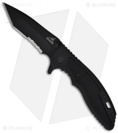 Gerber Torch II Tanto Liner Lock Knife (3.5" Black Serr) 22-01586 3 Gerber Torch II Tanto Liner Lock Knife (3.5" Black Serr) 22-01586